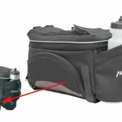 Haberland Gepäckträgertasche Flexibag M Schwarz/grey