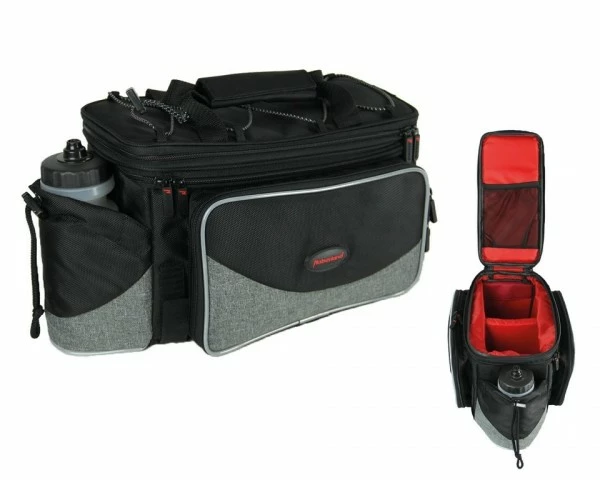 Haberland Gepäckträgertasche Flexibag Top UniKlip Schwarz/grau 3 Haberland Gepäckträgertasche Flexibag Top UniKlip Schwarz/grau