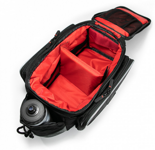 Haberland Gepäckträgertasche Flexibag Top UniKlip Schwarz/grau 5 Haberland Gepäckträgertasche Flexibag Top UniKlip Schwarz/grau – Bild 3