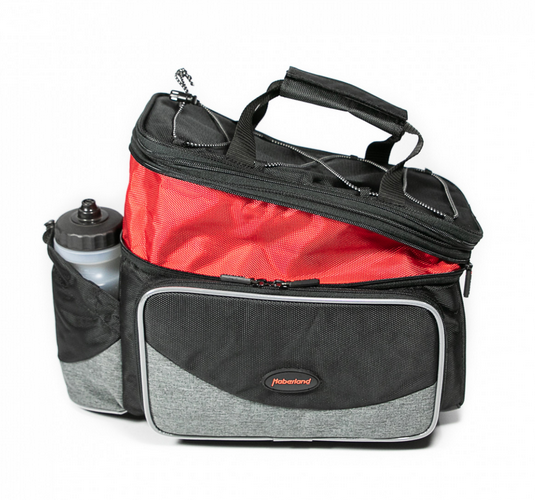 Haberland Gepäckträgertasche Flexibag Top UniKlip Schwarz/grau 6 Haberland Gepäckträgertasche Flexibag Top UniKlip Schwarz/grau – Bild 4