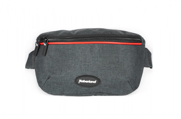 Haberland Bauch-/Lenkertasche Crossbody Anthrazit/rot 2 Haberland Bauch-/Lenkertasche Crossbody Anthrazit/rot