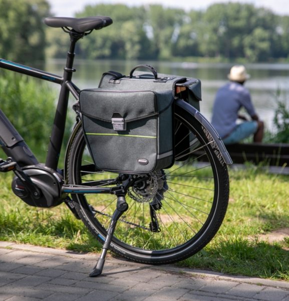 Haberland Doppeltasche EMotion Anthrazit/grün 7 Haberland Doppeltasche EMotion Anthrazit/grün – Bild 5