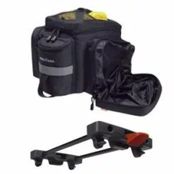 Rixen & Kaul KLICKfix Rackpack 2 Plus Tasche Schwarz (für Racktime Gepäckträger)