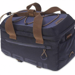 Basil Miles Gepäckträgertasche Dunkelgrau/blau