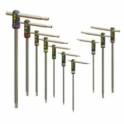 Pedros Master T-handle Set II 10-teilig, Inkl. Tasche