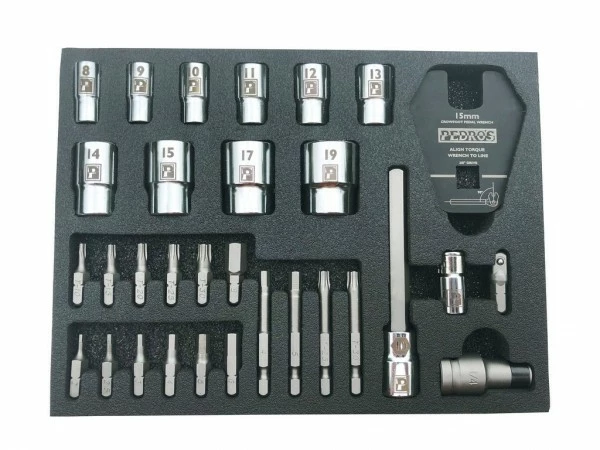 Pedros Pro Bit Und Sockel Set 31-teilig 3 Pedros Pro Bit Und Sockel Set 31-teilig