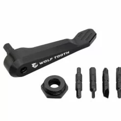 Wolf-tooth Wolf Tooth Axle Handle Multitool Black