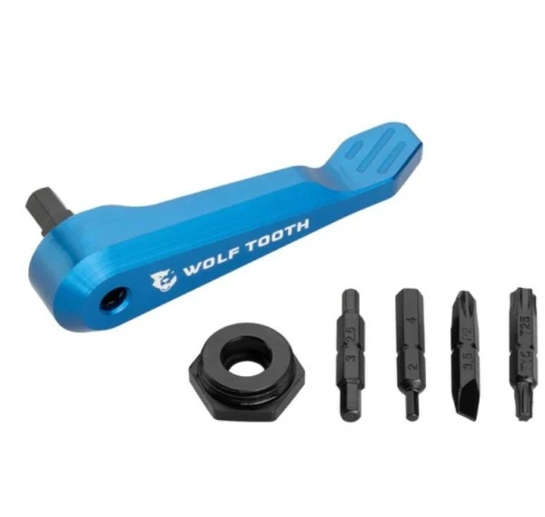 Wolf-tooth Wolf Tooth Axle Handle Multitool Blue 3 Wolf-tooth Wolf Tooth Axle Handle Multitool Blue