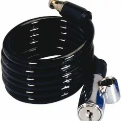 Abus Spiralkabelschloss 1950 Schwarz 7,5mm/120cm