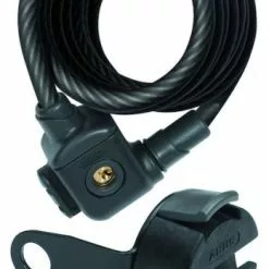 Abus +Serie Spiralkabelschloss 8855/195 KF Schwarz 9,5mm/195cm
