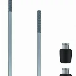 Abus Diebstahlsicherung NutFix Axle-Set Schwarz