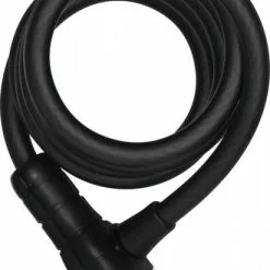 Abus Spiralkabelschloss Booster 6512K Schwarz 12mm/180cm