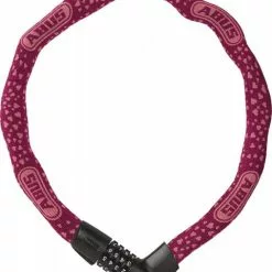 Abus Zahlen-Kettenschloss Tresor 1385 Cherry Heart 6mm/75cm