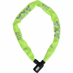 AXA Kettenschloss Newton Kompakt 80 Neongelb