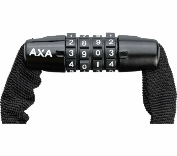 AXA Kettenschloss Rigid Code 120 Neongelb 4 AXA Kettenschloss Rigid Code 120 Neongelb – Bild 2