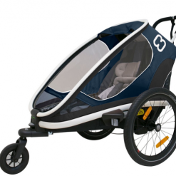 Hamax Outback One Multifunktionaler Kinderfahrradanhänger Navy