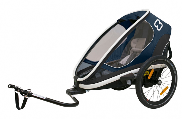 Hamax Outback One Multifunktionaler Kinderfahrradanhänger Navy 4 Hamax Outback One Multifunktionaler Kinderfahrradanhänger Navy – Bild 2