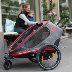 Hamax Outback Multifunktions Kinderfahrradanhänger Marineblau/weiß -Deuter Verkäufe image ZU HX 0037 3 600x600