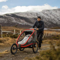 Hamax Outback Multifunktions Kinderfahrradanhänger Marineblau/weiß -Deuter Verkäufe image ZU HX 0037 5 600x600